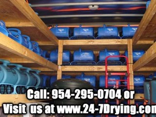 Water Extraction and Drying Fort Lauderdale 954-295-0704