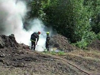 Neuilly-sous-Clermont : feu de détritus