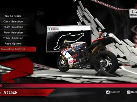 SBK 2011: FIM Superbike World Championship - Main Menu