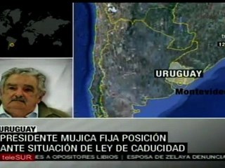 Presidente Mujica fija posición ante Ley de Caducidad