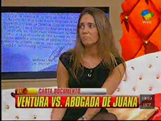 Luis Ventura discute con abogada de Juana Viale en Infama