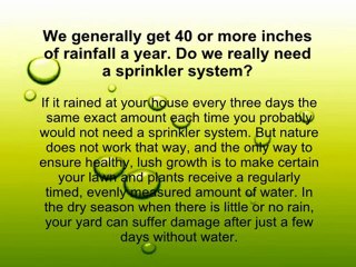 Massachusetts Lawn Sprinkler Systems