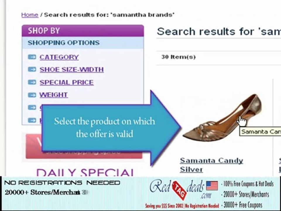 Designer Shoes Discount Coupons - RedTagDeals