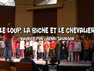 Le loup la biche et le chevalier