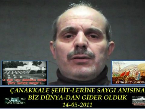 1915 Çanakkale Şehit'lerine Saygı Anısına Biz Dünyadan Gider Olduk