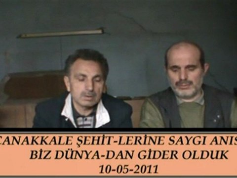 1915 Çanakkale Şehit'lerine Saygı Anısına Biz Dünyadan Gider Olduk