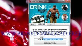 FREE BRINK PC PS3 XBOX 360 KEYS & CRACK