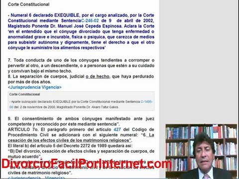 CAUSALES 7, 8 Y 9 DE DIVORCIO CONTENCIOSO