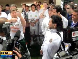 Maradona mouille le maillot en Tchétchénie