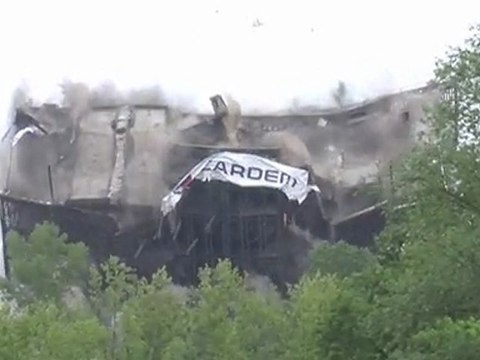 Dynamitage : centrale EDF à Strasbourg