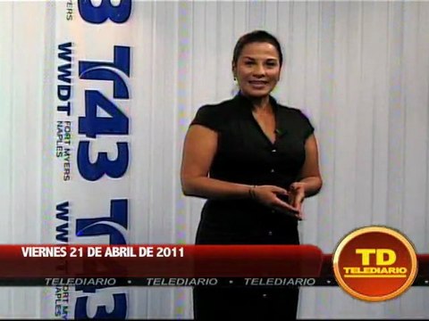 Telediario con Fiorela Papapietro 04/22/2011