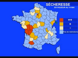 Météo 15 mai 2011: Le point sur la sécheresse