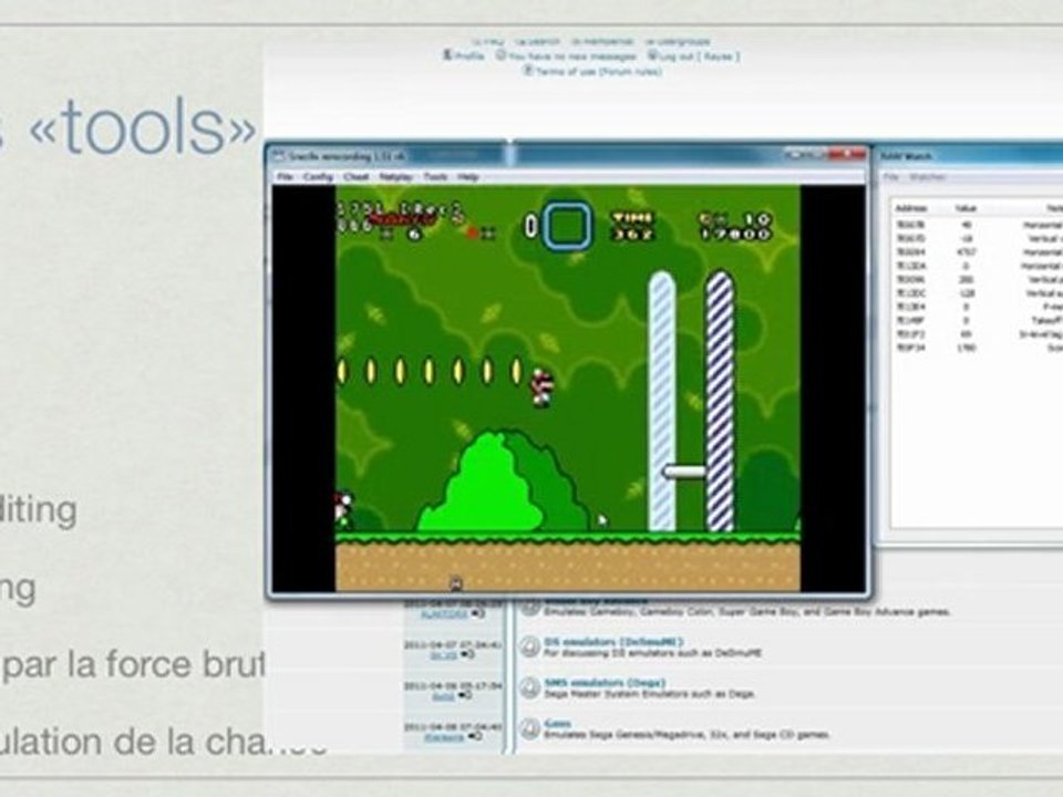 Conférence sur le Tool Assisted Speedrun