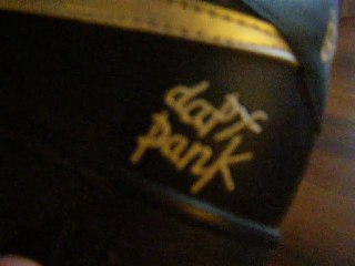 Daft Punk Gang Bapesta Dapt Pank Shoes Black Gold Silver