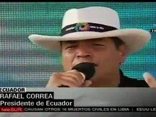 Correa: estamos haciendo leyenda