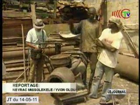 Accumulation de ferraille dans certains quartiers de Brazzaville