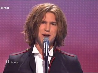 Amaury Vassili à l'Eurovision
