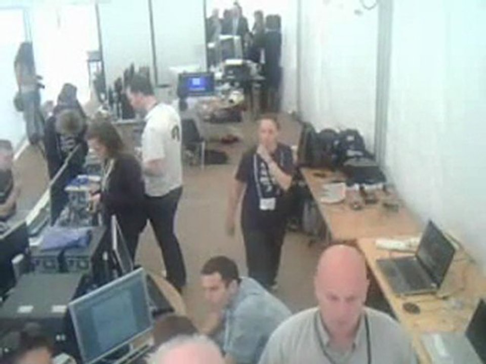 Visite d'Alain Rousset sur le pôle presse / internet