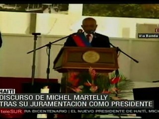 Martelly asumió la presidencia en Haiti