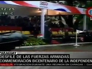 Continúan celebraciones del Bicentenario paraguayo