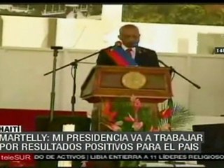 Martelly promete trabajar por resultados positivos