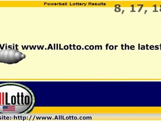 Powerball Lottery Drawing Results for May 14, 2011