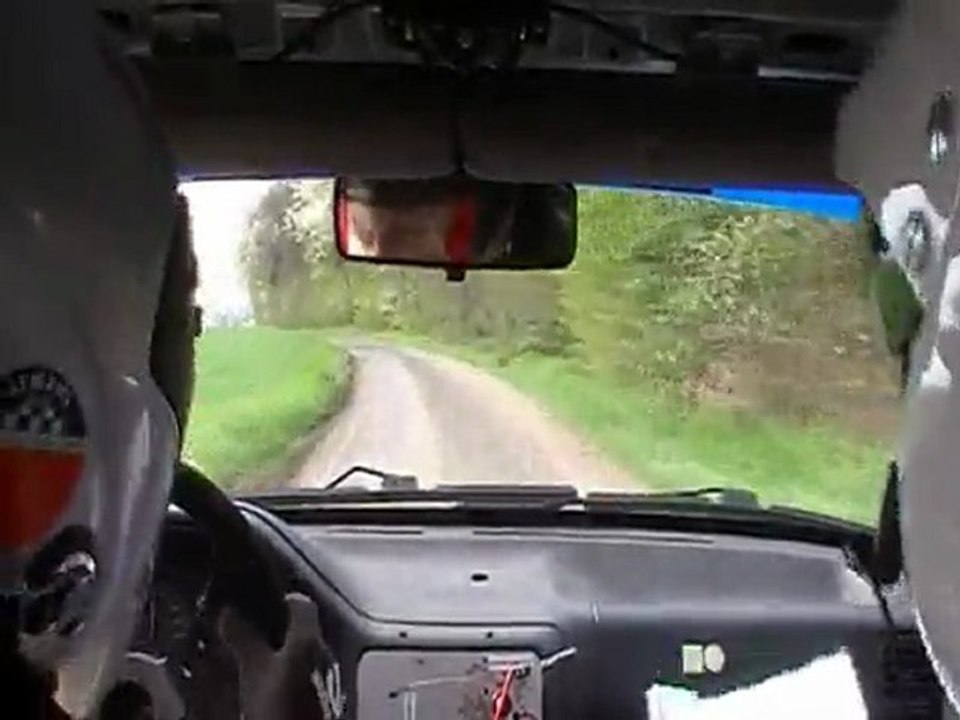 rallye lillebonne 2011 ES2 camera embarquee 106 A5 caraby / fleury