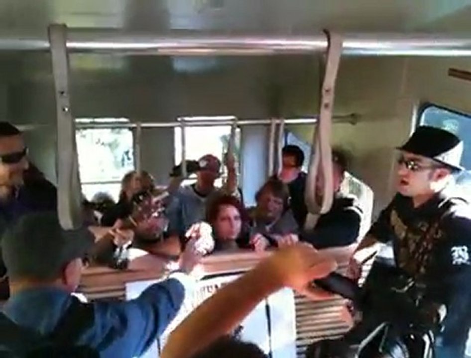 Les chihuahuas de l'espace dans le funiculaire... à Pau!!!