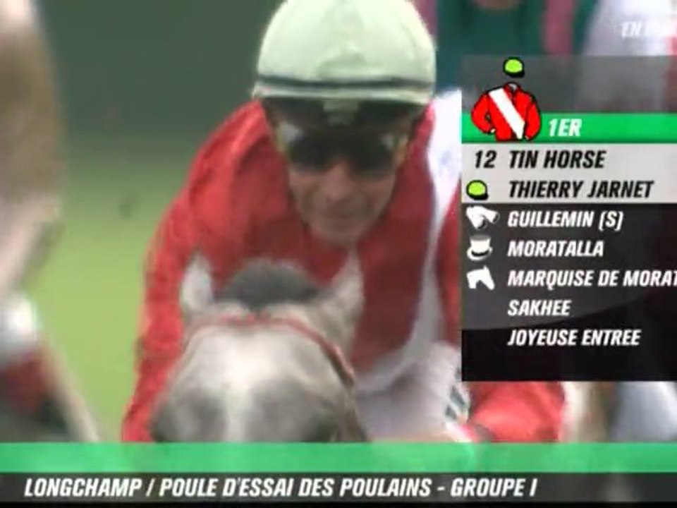 "Prix Poule d'Essai des Poulains 2011" Tin Horse (IRE) T. Jarnet / D. Guillemin.