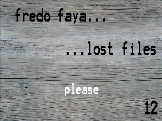 FREDO FAYA - please (lost files 12)