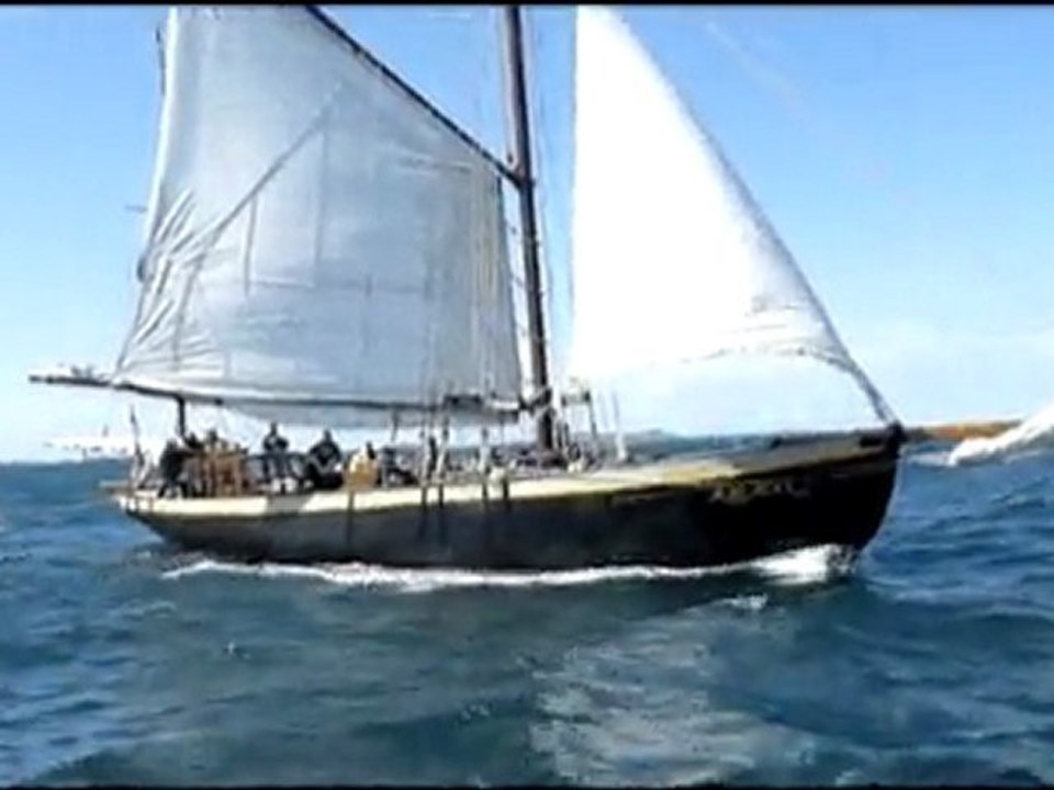 Le Marité au large de Chausey