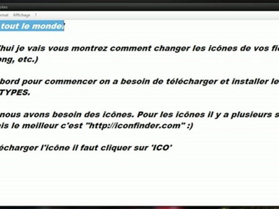 [TUTO] Changer icônes des fichiers - Windows 7