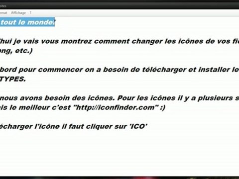 [TUTO] Changer icônes des fichiers - Windows 7