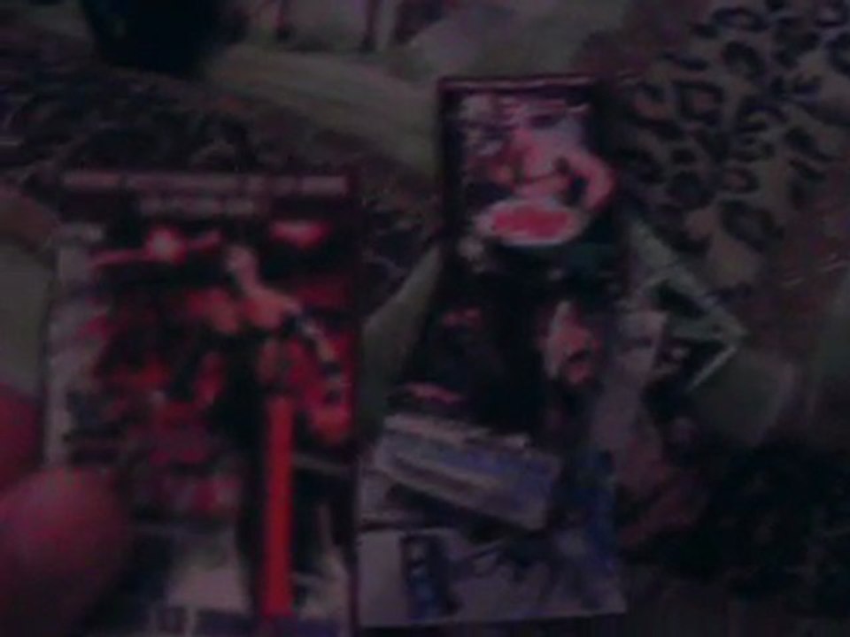 ceinture et poster pour figurine de catch