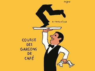Trouville-sur-Mer : 3ème Edition de la Course des Garçons de Café / 1ère partie