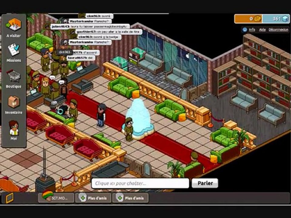 Habbo presentation d'un qg