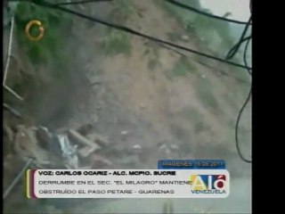 Otro derrumbe en la Petare-Guarenas