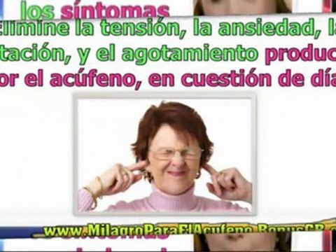 pitido en el oido - ruido en el oido - zumbido en la cabeza