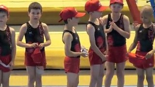 Championnat régional  par équipes de gymnastique poussins. Equipe de Vélizy, le 15 Mai 2011.