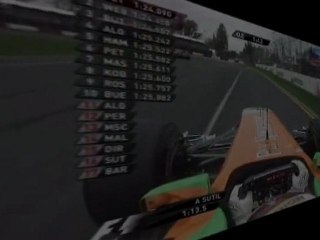 Ф1 Разворот Сутиля в ГП Австралии 2011