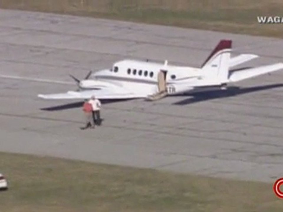 King Air Gear Up emergency landing