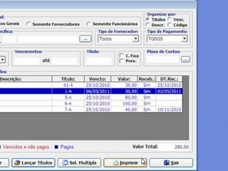 JRC: Contas a Pagar e Receber - SysFAT ~ LITE.