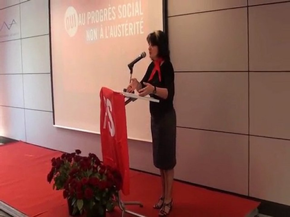 Discours du 1er mai 2011 de la Présidente fédérale PS