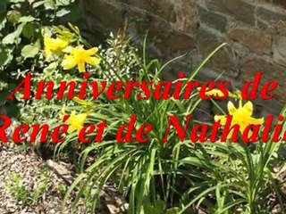 Anniversaires de René et Nathalie
