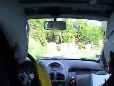 rallye muguet 2011 ES1 camera embarquee 206 xs A6K fleury/batté