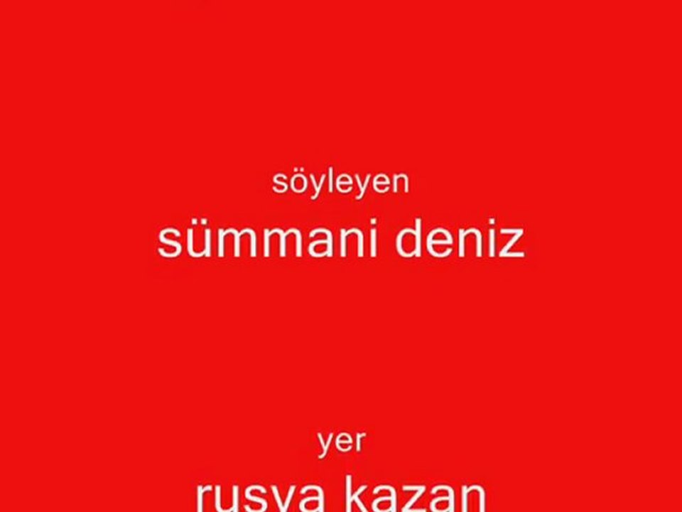sümmani deniz