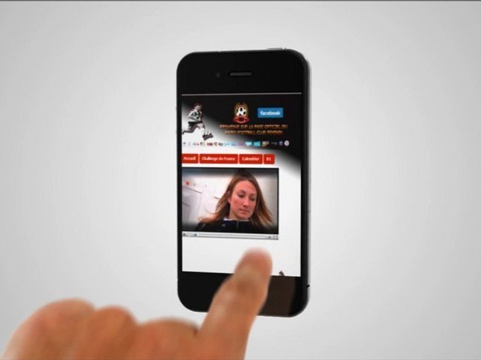 Juvisy FCF Spot publicitaire application iphone.