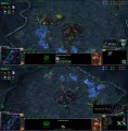 [SC2] RuSh VS TsRivera : View of 2 players Starcraft II :