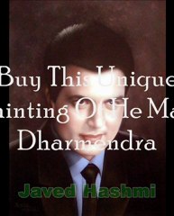 All Time Favorite Hero Dharmendra Portrait Painting