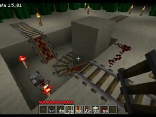 (Tutoriel) Minecraft # faire un croisement Minecart